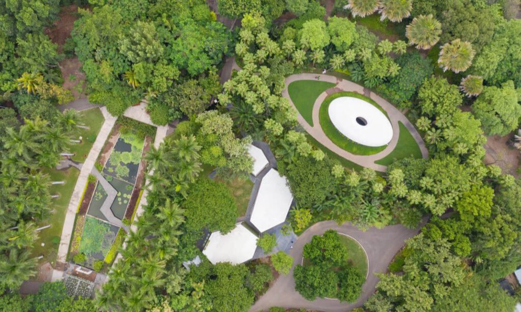 Vista aérea jardín botánico Culiacán